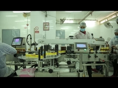 Αυτόματη μηχανή ετικέτας φιαλών γυάλινων δοχείων δύο πλευρών υψηλής ταχύτητας