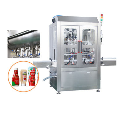 20 Ltr Αυτοματοποιημένη Βισκόζη υγρή καλλυντική μαρμελάδα γυάλινου δοχείου μηχανή πλήρωσης με θέρμανση και ανάμειξη