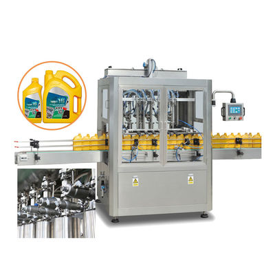 Αυτόματη υψηλής ταχύτητας κινητήρα piston αντλία piston 5 γαλόνια μπουκάλι γεμίζει το μηχάνημα για το λάδι του κινητήρα