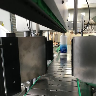 Npack PLC Control αυτόματη μηχανή ετικέτας δύο πλευρών για στρογγυλές και τετράγωνες πλαστικές φιάλες